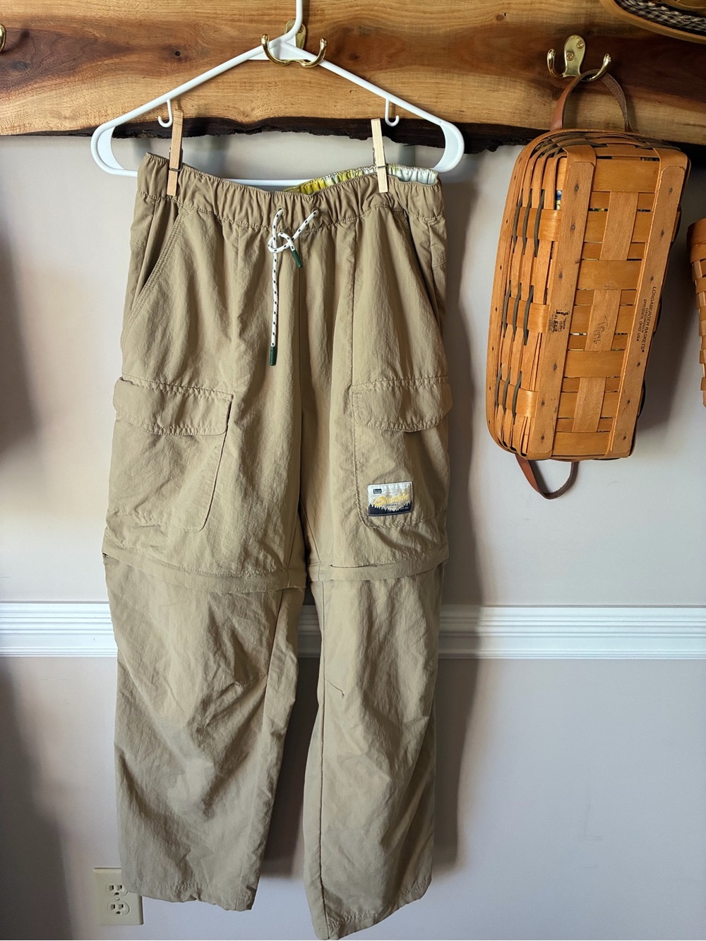 Columbia Heritage Acker Rock Convertible Pants Shorts Hiking Cargo Fishing S